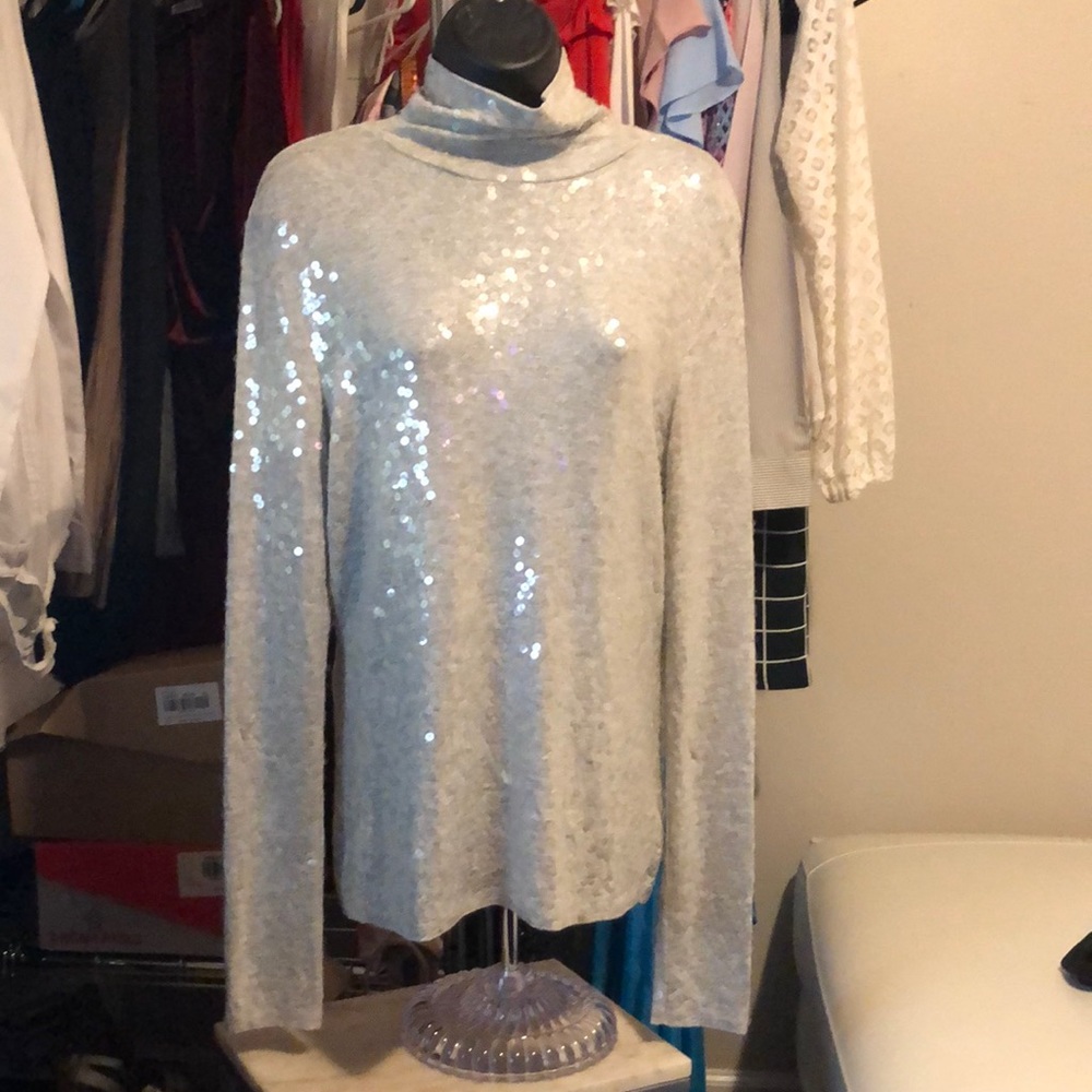 Express Sequence Long Sleeve Nwt - image 1